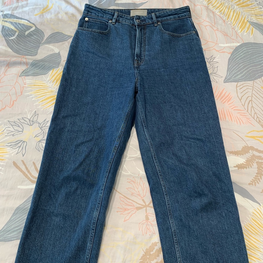 Everlane High Rise Indigo Jeans